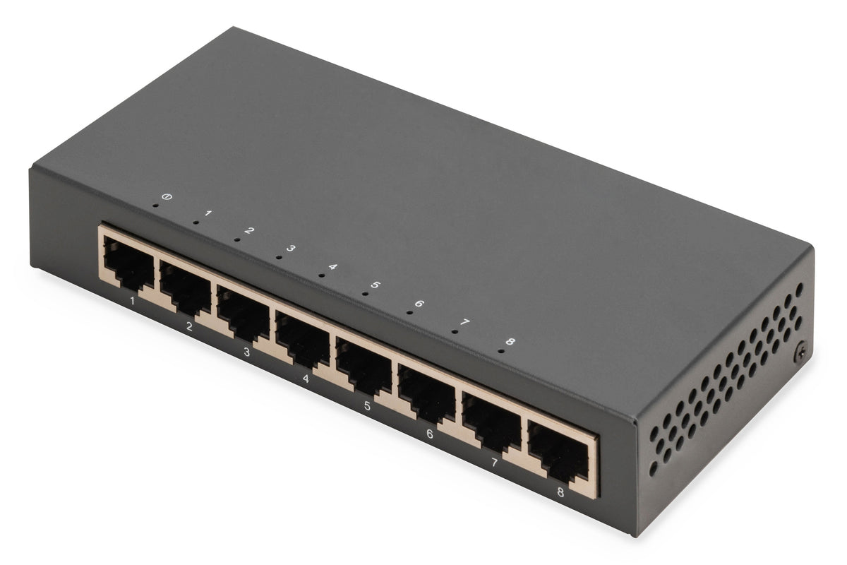 Digitus Conmutador Gigabit de 8 puertos, sobremesa, no gestionado