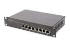 Digitus Conmutador Ethernet 10 Gigabit, 8 Puertos, No Gestionado