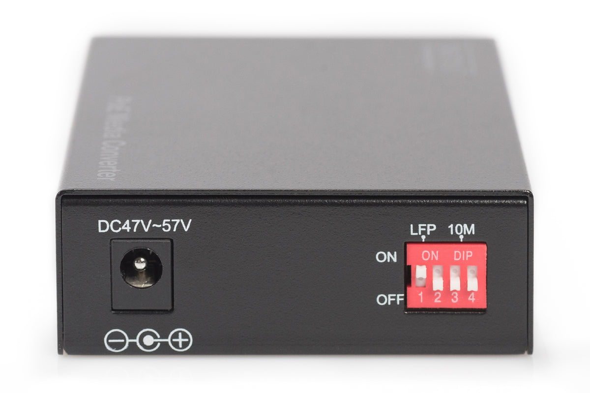 Digitus Gigabit PoE media converter, RJ45 / SC, MM, PSE