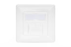 Digitus DN-9007-1 Toma de corriente 2 x RJ-45 Blanco