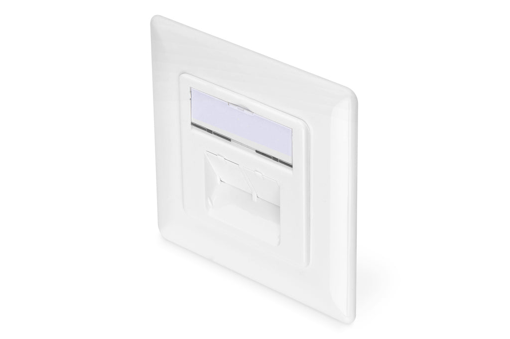 Digitus DN-9007-1 Toma de corriente 2 x RJ-45 Blanco