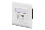 Digitus DN-9008-1 Toma de corriente 2 x RJ-45 Blanco