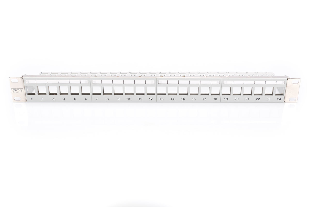 Digitus Panel de Parcheo Modular para Conector Keystone, Montaje en Rack 1U