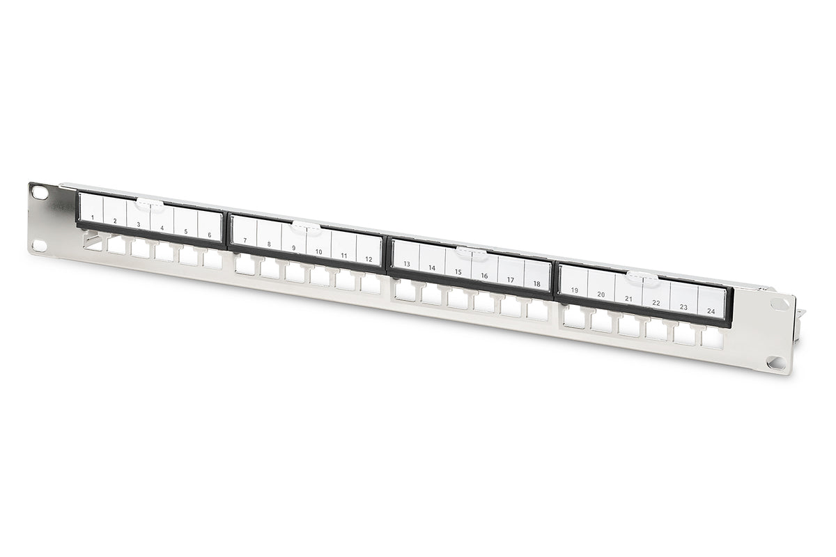 Digitus Panel de parcheo modular, 24 puertos