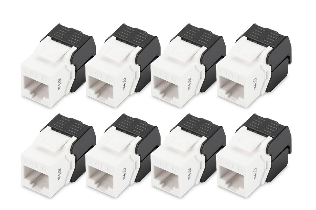 Digitus CAT 6 Keystone Jack, unshielded - 8 pieces
