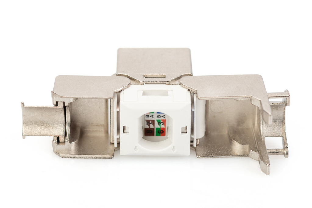 Digitus Módulo Keystone CAT 6A, apantallado, sin herramientas - 8 piezas