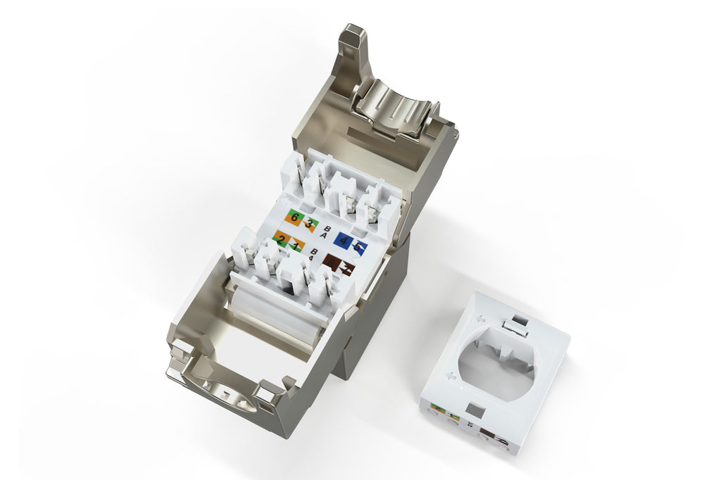 Cat 6a Compac Keystonmodul 24x - Shielded Tool-Free Connection