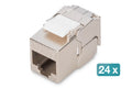 Cat 6a Compac Keystonmodul 24x - Shielded Tool-Free Connection
