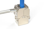 Cat 6a Compact Keystonemodul 1x - Shielded Tool-Free Connection