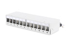 Digitus Panel de parcheo modular de sobremesa, apantallado, 12 puertos
