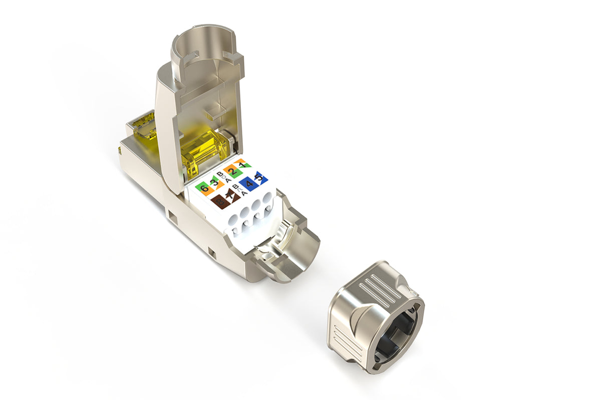 Digitus CAT 8.1 field connector, shielded, tool-free mounting connection