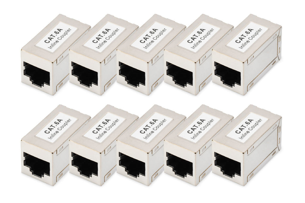 Digitus CAT 6A modular couplers, shielded -10 pieces
