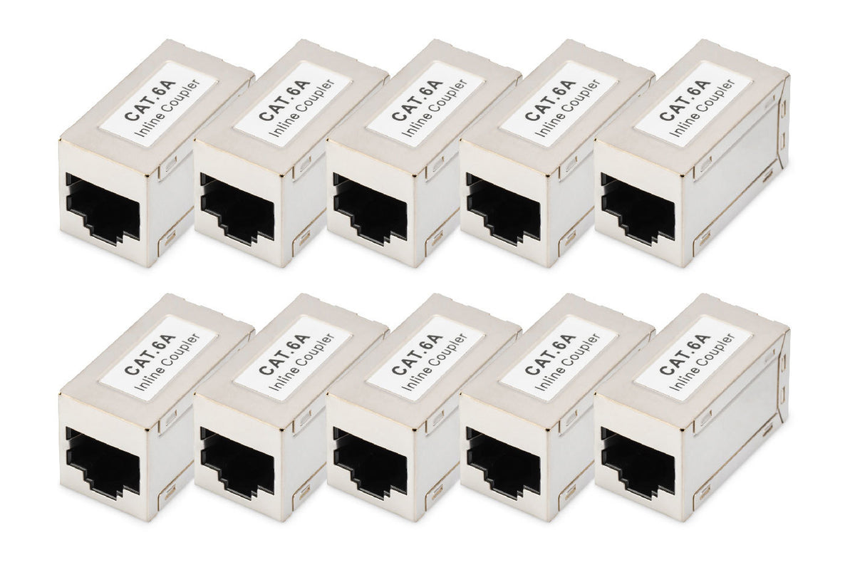 Digitus CAT 6A modular couplers, shielded -10 pieces