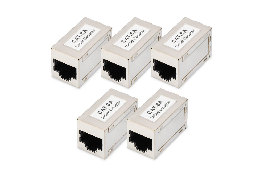 Digitus CAT 6A modular couplers, shielded - 5 pieces