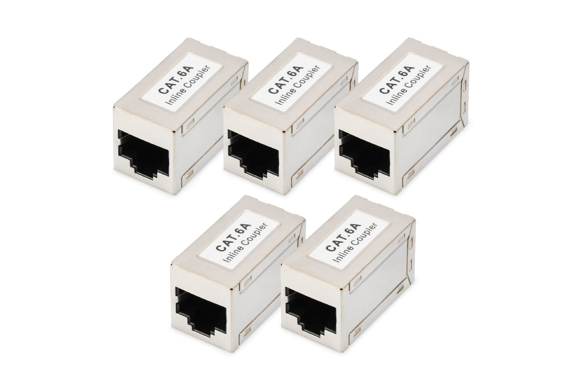Digitus CAT 6A modular couplers, shielded - 5 pieces
