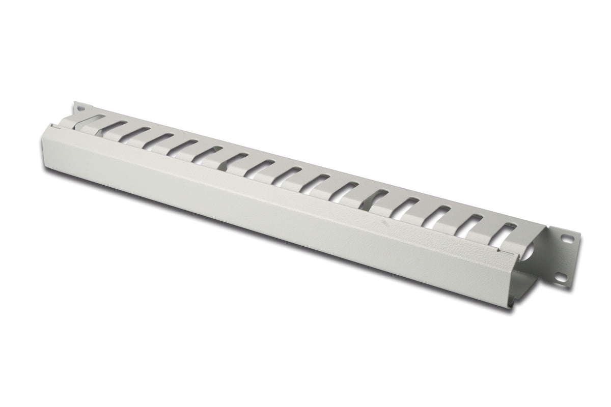 Digitus Panel de gestión de cables con tapa desmontable para armarios de 483 mm