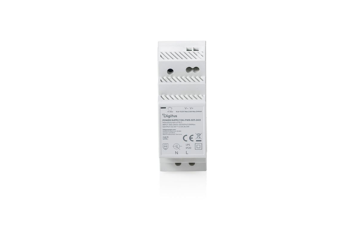 Digitus Fuente de alimentación de carril DIN escalonada 12V / 2A / 24W