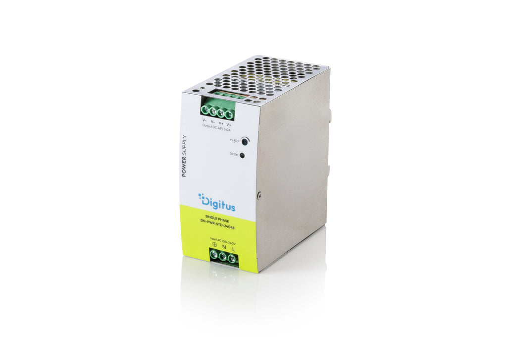 Digitus Industrial power supply, 48V DC, 5A, 240W, AC-DC, metal housing