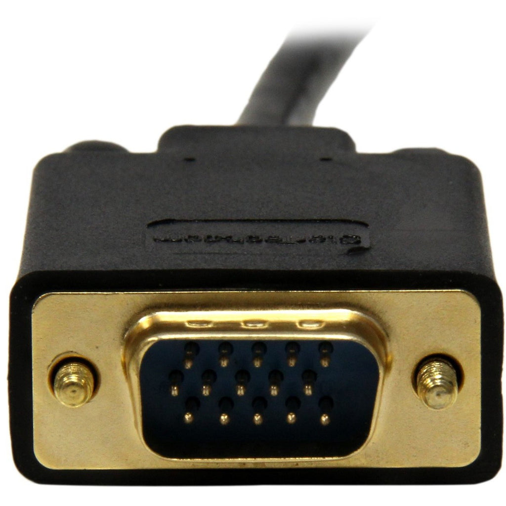 Startech DP2VGAMM10B - Convertidor Activo DP, Macho a Macho, 1920x1200, 1080p