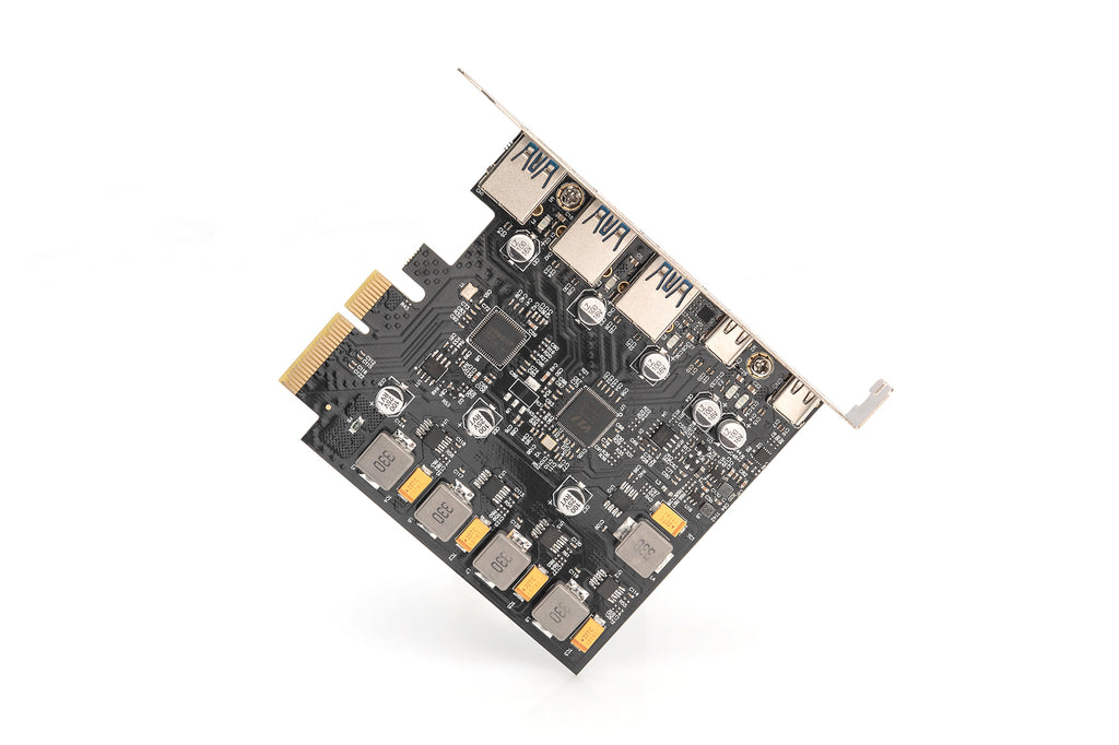 Digitus Tarjeta PCIe 2x USB-C + 3x USB