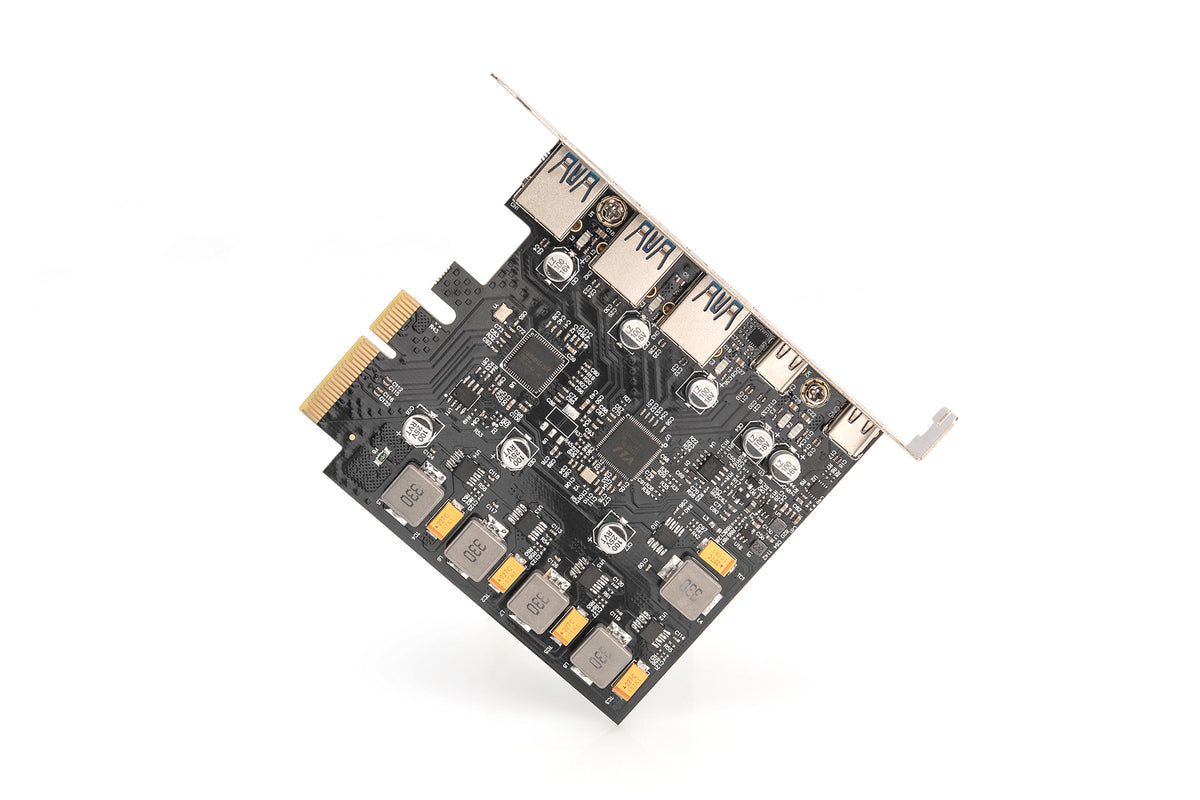 Digitus Tarjeta PCIe 2x USB-C + 3x USB