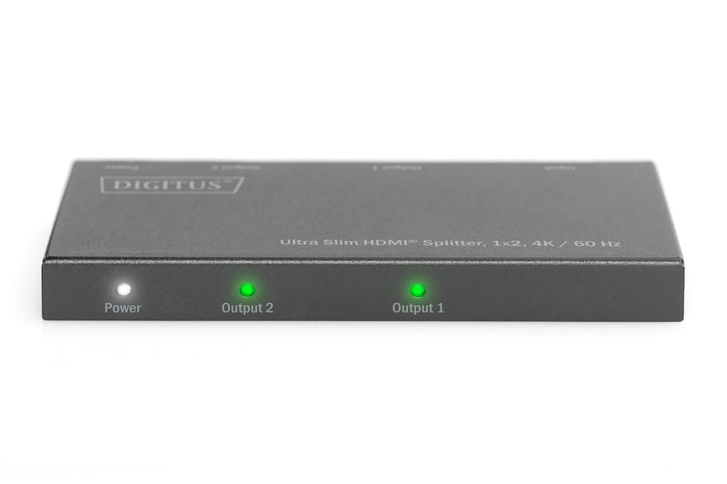 Digitus Ultra Slim HDMI Splitter, 1x2, 4K / 60 Hz