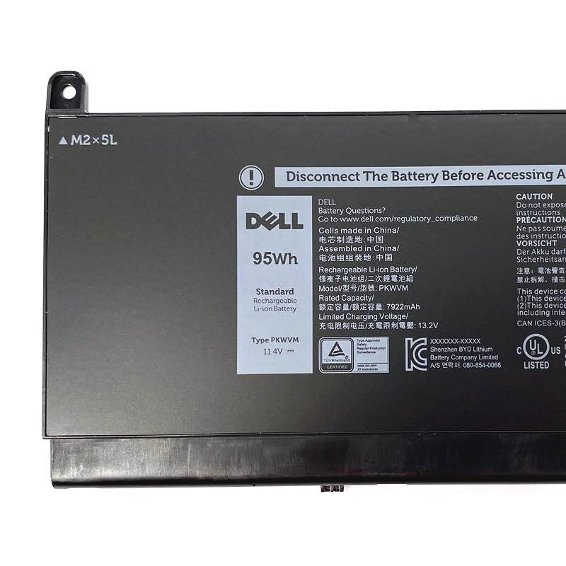 Dell Batería de iones de litio de 95Wh para PKWVM (2)