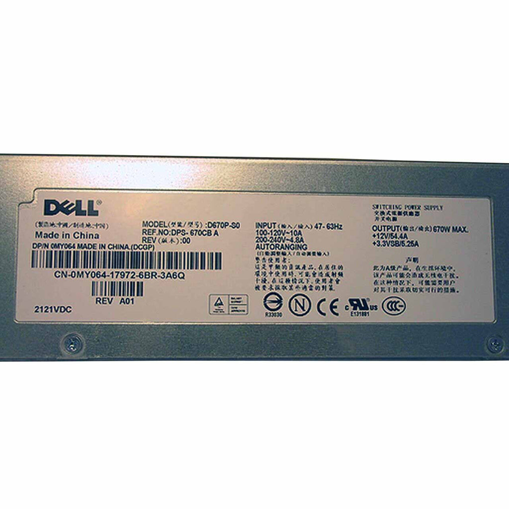 Dell FUENTE DE ALIMENTACIÓN 670W D9761-RFB – Reacondicionado (2)