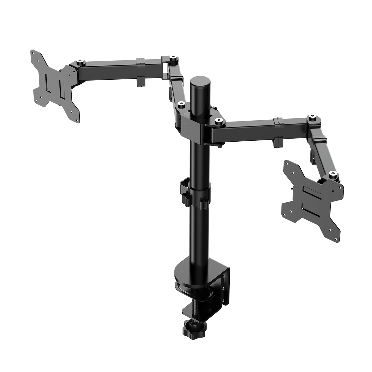 Soporte de monitor piXL Double Arm de escritorio 68,6 cm Negro
