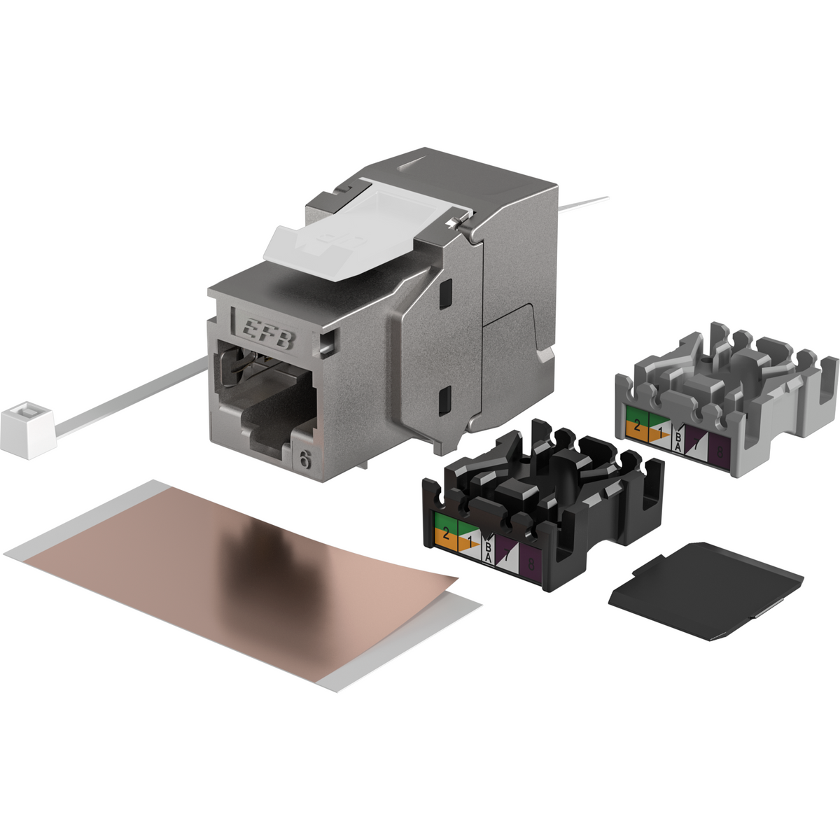 Rj45 Keystone Stp Cat.6 250M - Hz
