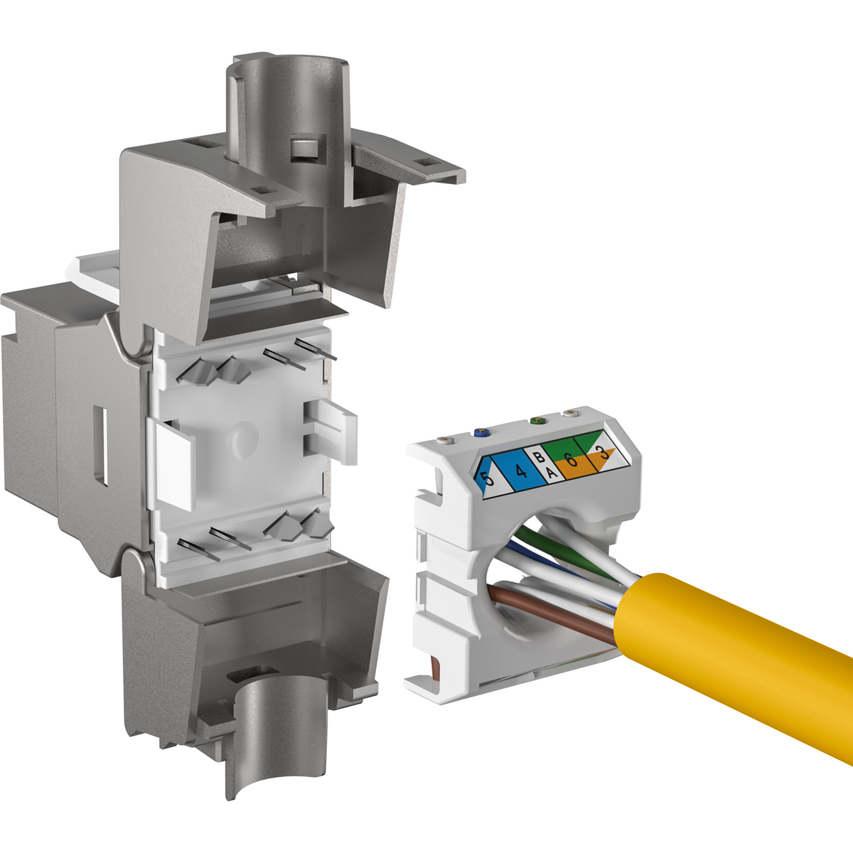 Rj45 Keystone Stp Cat.8 Class - 1 2000mhz