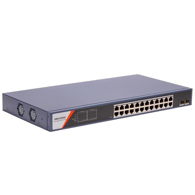 Hikvision Switch POE Inteligente de 24 DS-3E1526P-SI-24P2F
