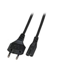 Cable de alimentación EU-C7 180 Negro 3M - 2x0,75MM