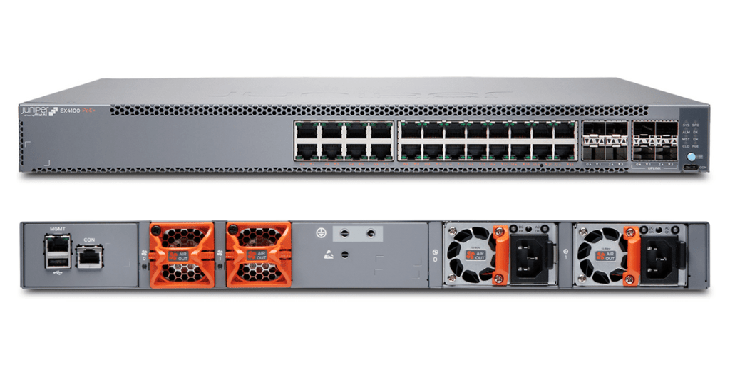 Juniper EX4100-24MP conmutador de red No gestionado Alimentación Ethernet 1U