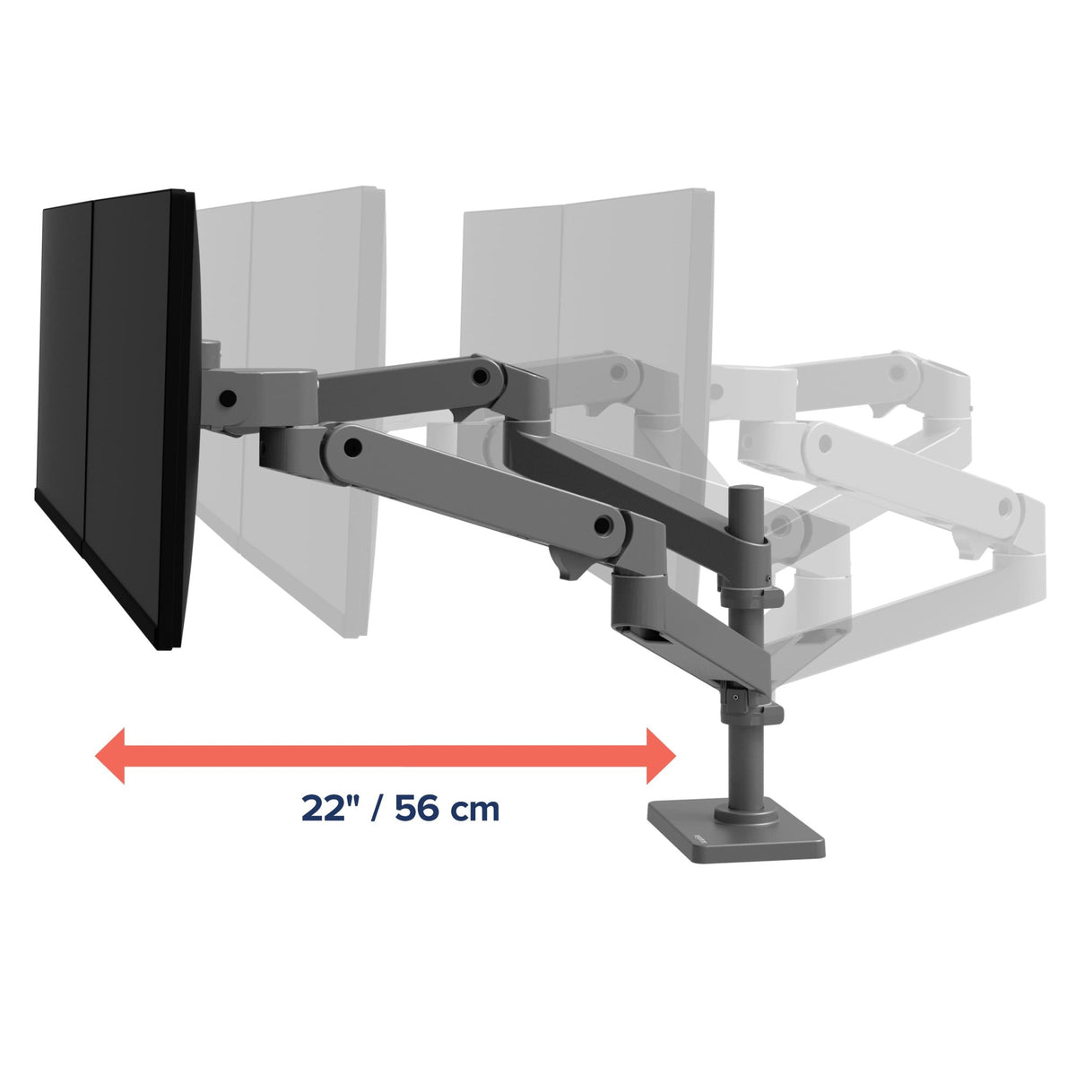 Ergotron 45-710-293 - Kit de montaje (brazo apilable doble) (3)
