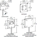 Ergotron 60-239-007 - Kit de montaje (soporte para montaje en pared)