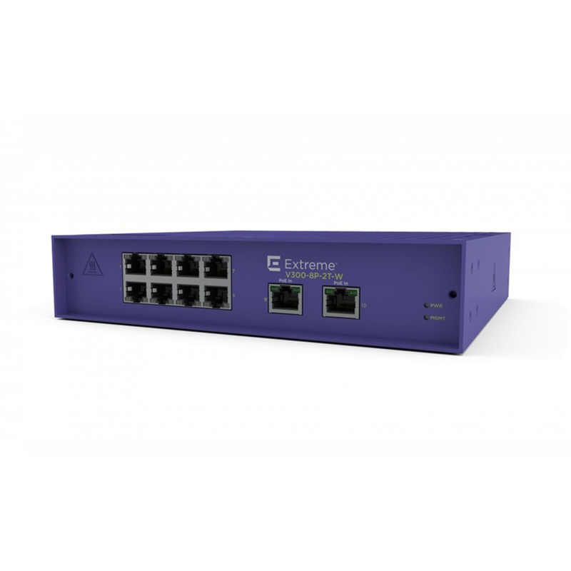 Extreme V300HT-8P-2X - Conmutador, 8 x 10/100/1000 (PoE+) + 2 x SFP