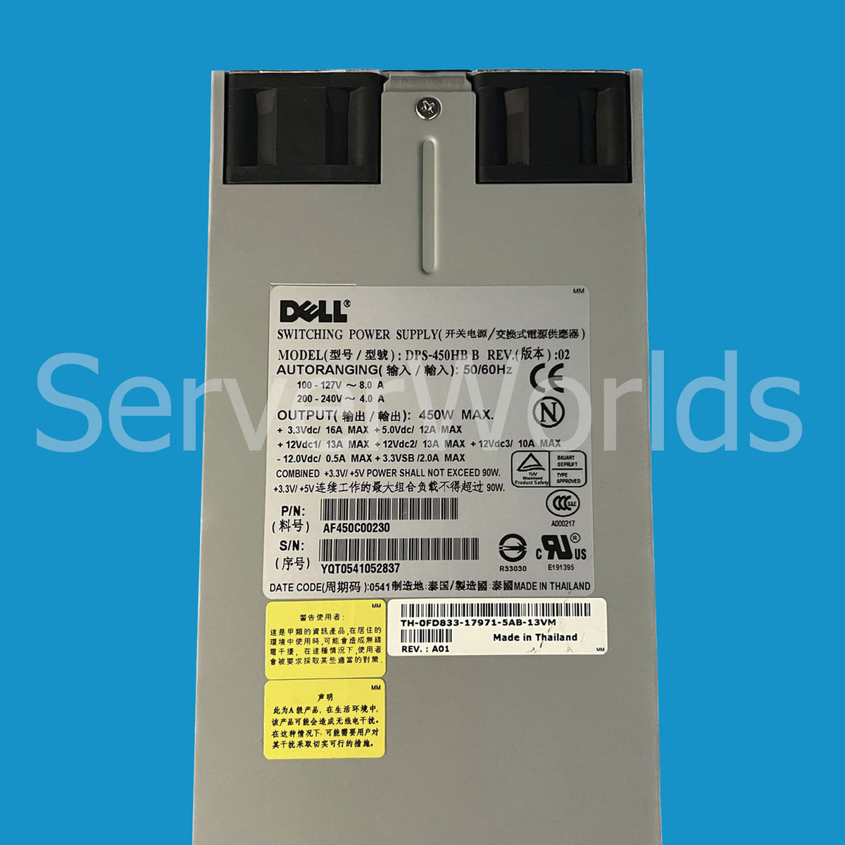 Dell PWR SPLY,450W,SC1425 FD833-RFB – Reacondicionado (3)