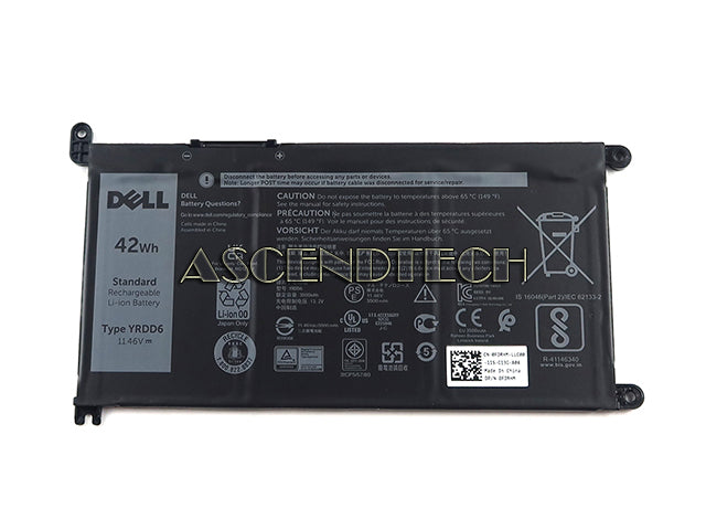 Dell 42Wh 3-cell Lithium Ion FDRHM
