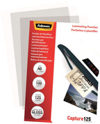 Lámina plastif. Fellowes A6 125µ 100 un. (2)