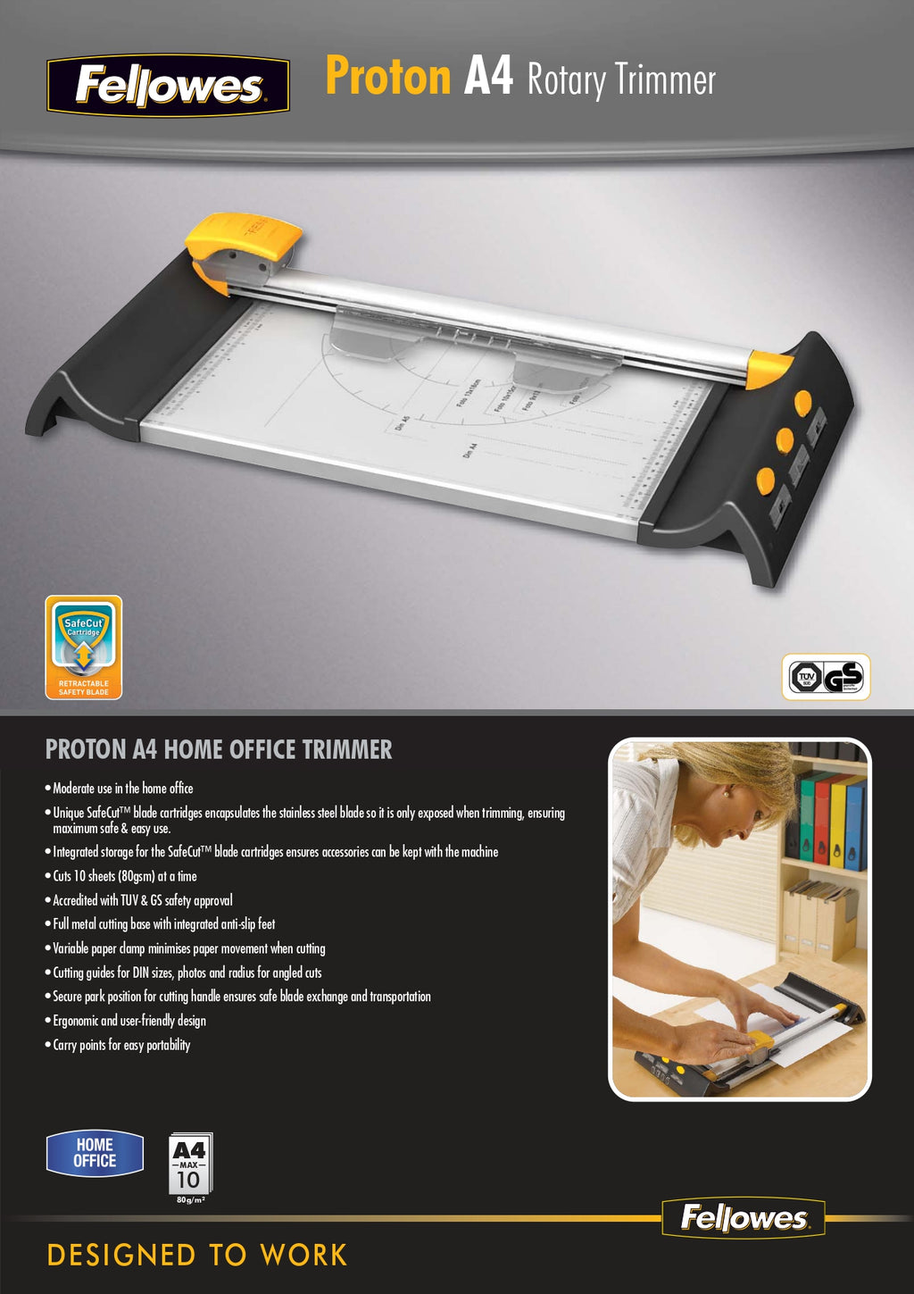 Fellowes Proton A4 Rotary Trimmer