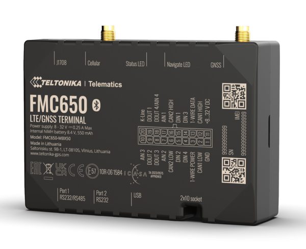 Teltonika Networks localizador 4G LTE Cat 1 para FMC6501TFE01