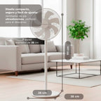 Ventilador de Pie Grunkel FS-14PR/ 30W/ 7 Aspas 35cm/ 12 Velocidades (2)