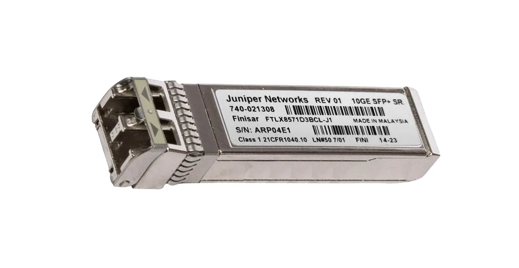 Juniper Finisar 10Gb 10GE SFP+ SR FTLX8571D3BCL-J1-RFB – Reacondicionado