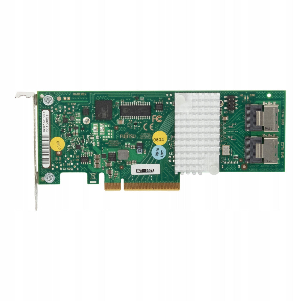 Fujitsu CONTROLLER SAS 6GB PCI-E D2607-A21-RFB – Reacondicionado