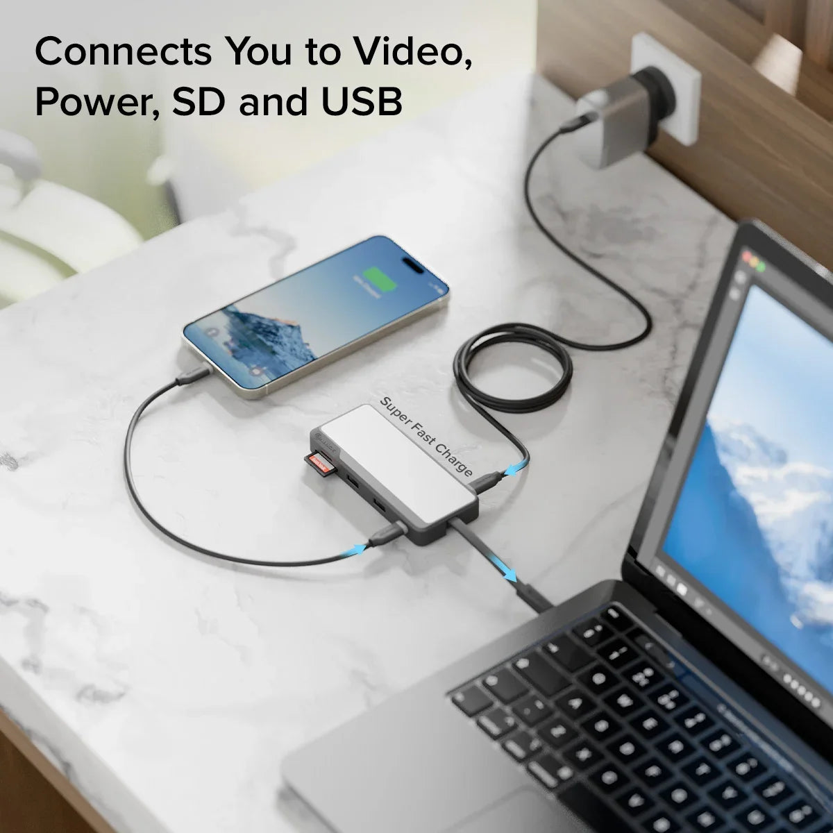 ALOGIC Fusion Pro TOUR base de viaje USB-C