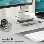 ALOGIC Fusion Pro TOUR base de viaje USB-C