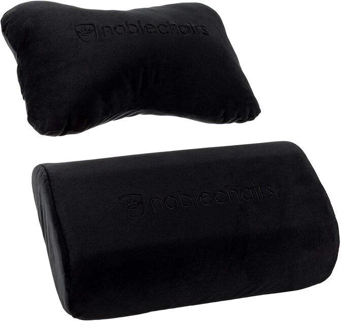noblechairs juego de cojines negro, 2 piezas