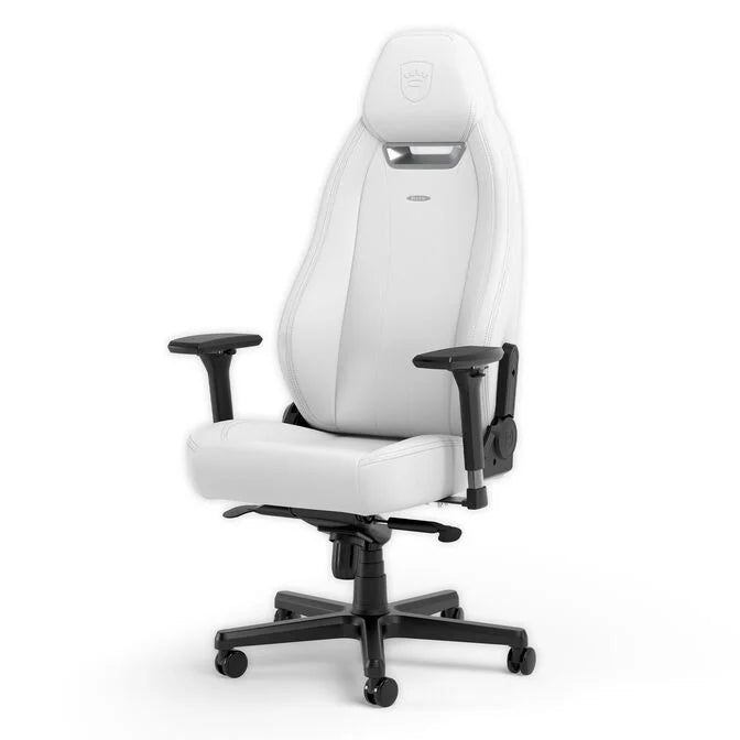 noblechairs LEGEND silla gaming Edición blanca, cuero PU de alta tecnología