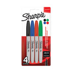 Sharpie punta fina paquete 4 rotuladores permanentes surtidos negro azul (3)